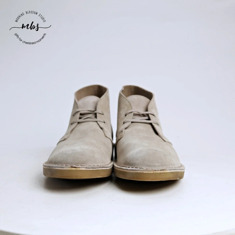 Clarks Desert Boot Classic Heritage Minimalist Chukka Boots Sand Men 13